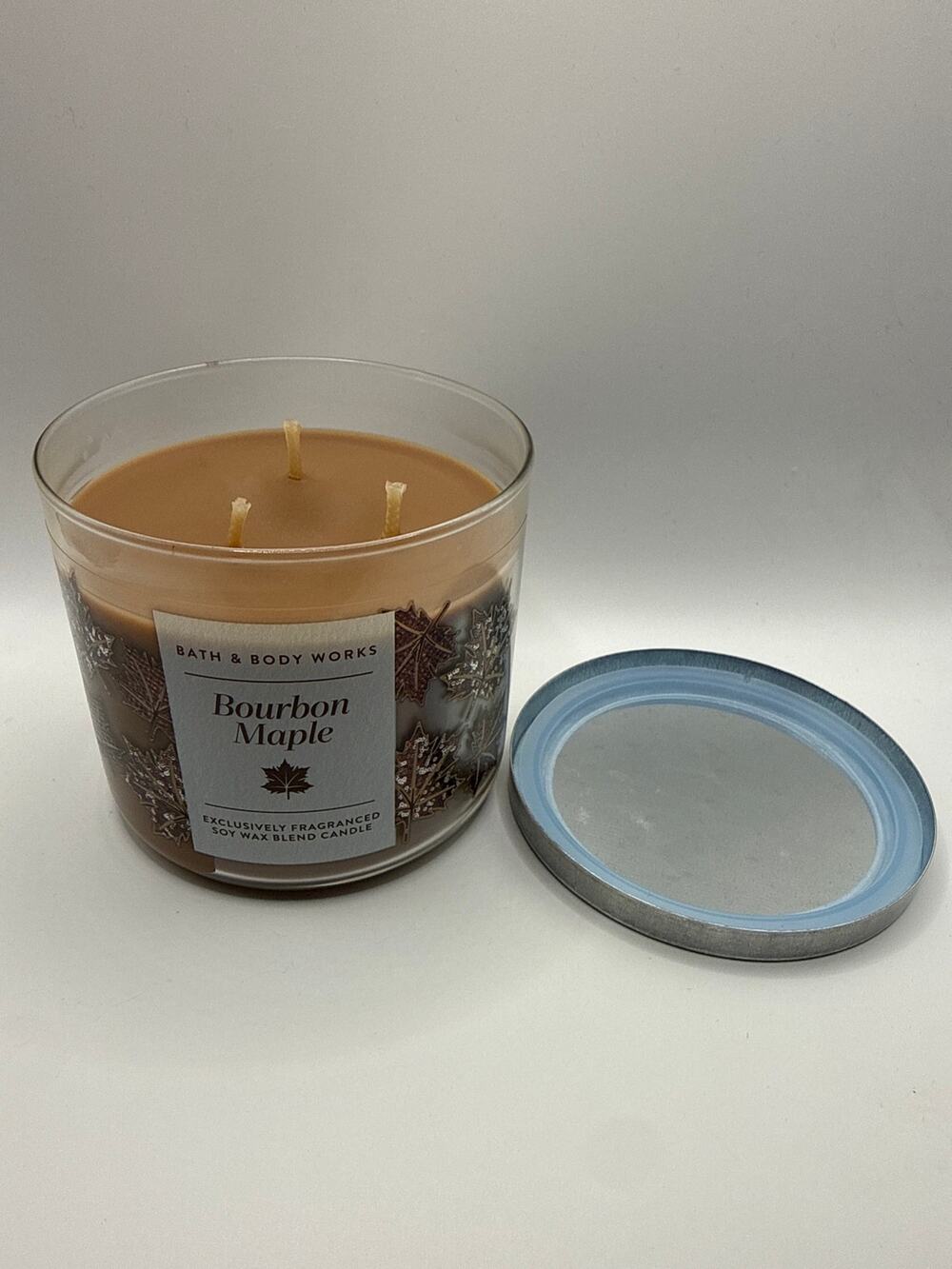 NEW Bath & Body Works Bourbon Maple - Three Wick Candle